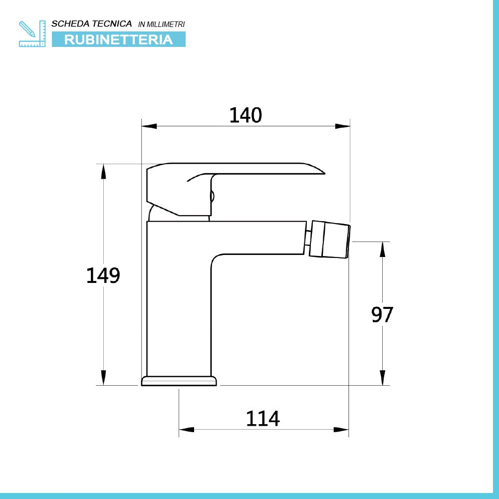 Set miscelatori lavabo bidet e doccia incasso con deviatore cromati serie Dalila piletta inclusa