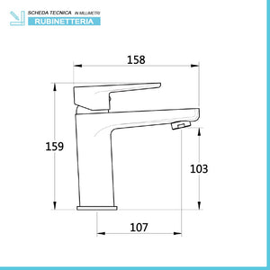 Set miscelatori lavabo bidet e doccia incasso cromati serie Erika piletta inclusa