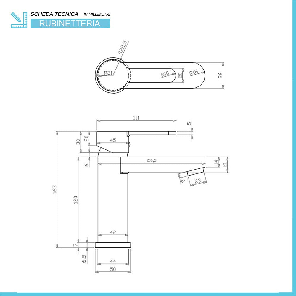 Set miscelatori lavabo bidet e doccia incasso Iole cromati scarico incluso