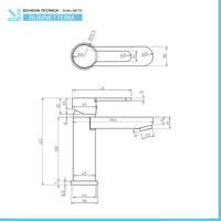 Set miscelatori lavabo bidet e doccia incasso Iole cromati scarico incluso