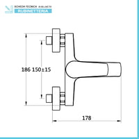 Set miscelatori lavabo bidet e vasca cromati serie Erika piletta inclusa