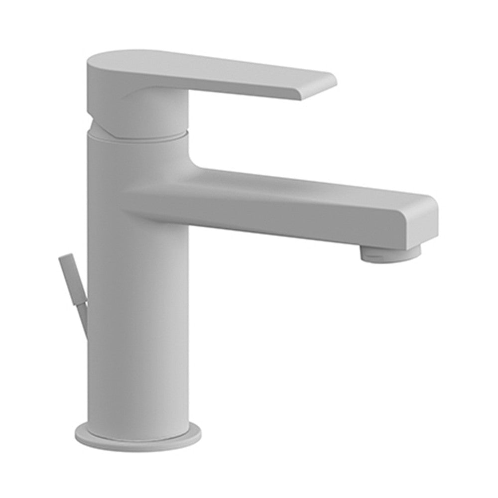 Set miscelatori lavabo e bidet bianco opaco Mariani Artic scarico incluso