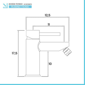 Set miscelatori lavabo e bidet cromato lucido con piletta click-clack York