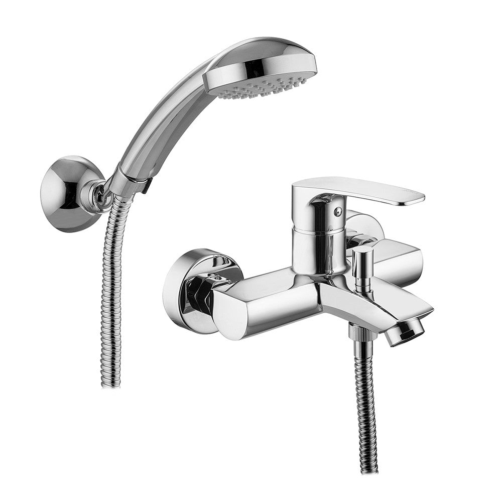 Set miscelatori Paffoni Lime lavabo bidet vasca con duplex e kit doccia