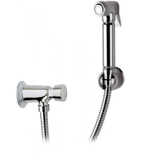 Set doccetta bidet con: doccia a pulsante, flessibile e rubinetto temporizzato cod 75803