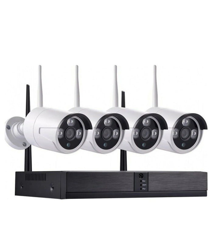 Set Sistema Di Sorveglianza Registrazione 4k Hd Telecamera 4 Canali Cctv Q-s4pro         