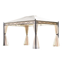 Set tende laterali MOIA di ricambio gazebo rettangolare 3 x 4 m