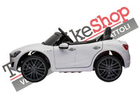 Auto Elettrica per Bambini MASERATI GHIBLI 12V  con Sedile in Pelle colore Bianco