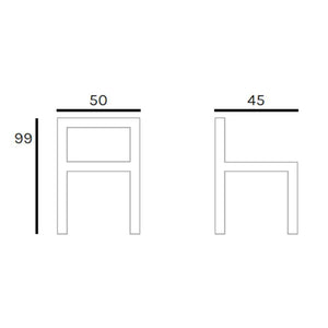 Sgabello polipropilene antracite Oxy 99 H