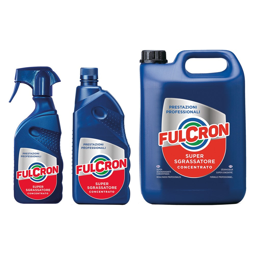 Sgrassante Concentrato 'Fulcron' - Nebulizzatore, Taglia: Lt 5 - Flacone