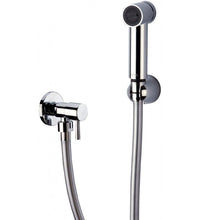 Set doccetta bidet eurolux con doccia a pulsante minimale, flessibile, rubinetto e supporto cromato cod 75818