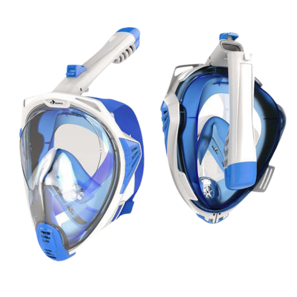 Scubagear vision mask taglia l-xl visione 180 gradi trasparente snorkeling