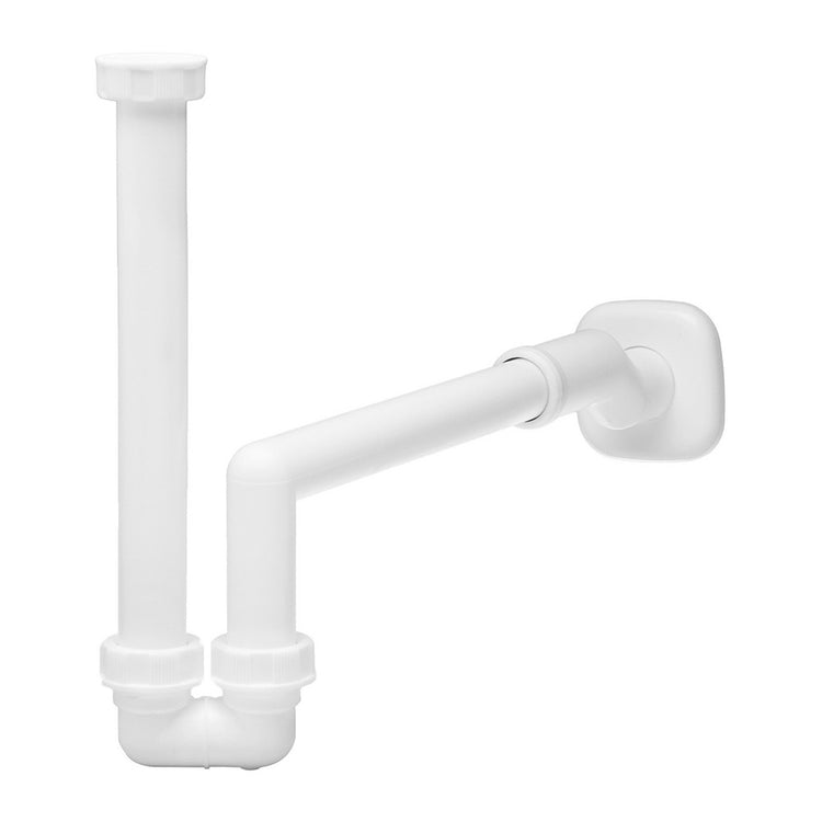 Sifone lavabo bidet salvaspazio eccentrico 1" - 1" 1/4