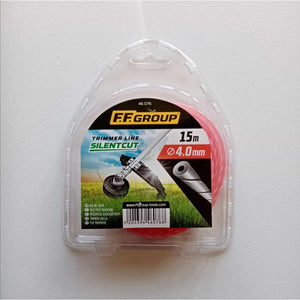 Silent cut filo decespugliatore tondo ritorto in nylon da 4,0mm rotolo da 15mt