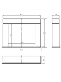 SIMPLE INPORTAL 2 - Biocamino Freestanding Da Pavimento Camino A Bioetanolo