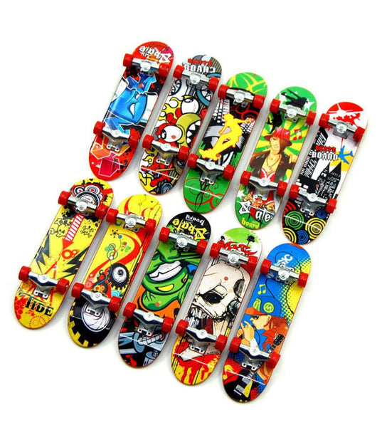 Skateboard Skate In Legno Lunghezza 42 Cm Per Bambini Ragazzi Varie Fantasie         