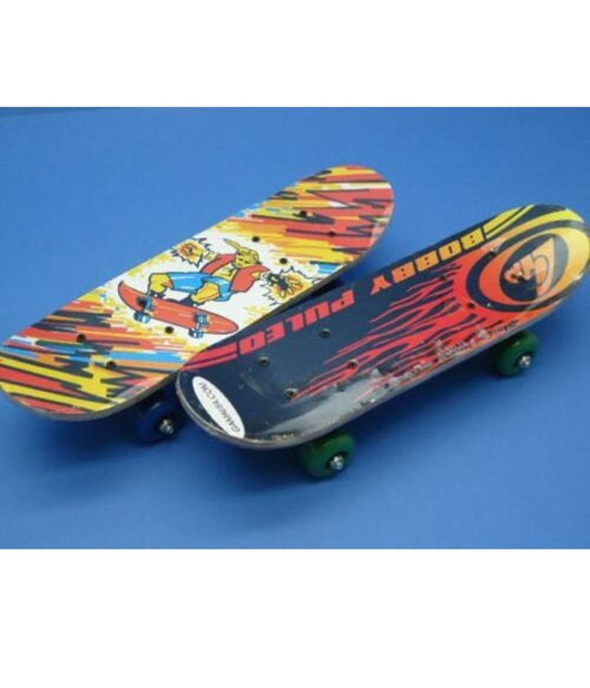 Skateboard Skate In Legno Varie Fantasie Colorato Bambini Ragazzi 61cm         