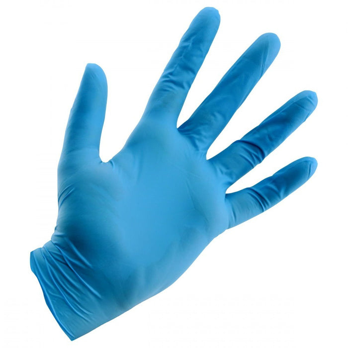 Skin blue 100pz guanti nitrile senza polvere monouso non sterili ambidestri, taglie disponibili  l