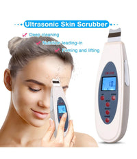 Skin Scrubber Dispositivo Per La Pulizia Della Pelle Ad Ultrasuoni Display Lw006         