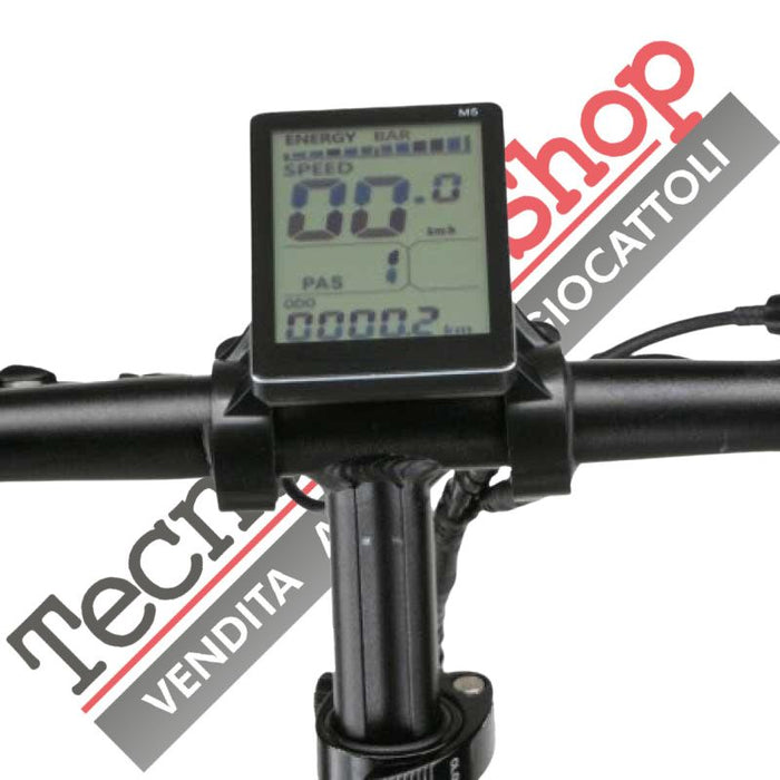 Bici Elettrica a Pedalata Assistita E-Bike Pieghevole City Bike Florida 4S 250W 36V Batteria Litio Shimano - Grigio