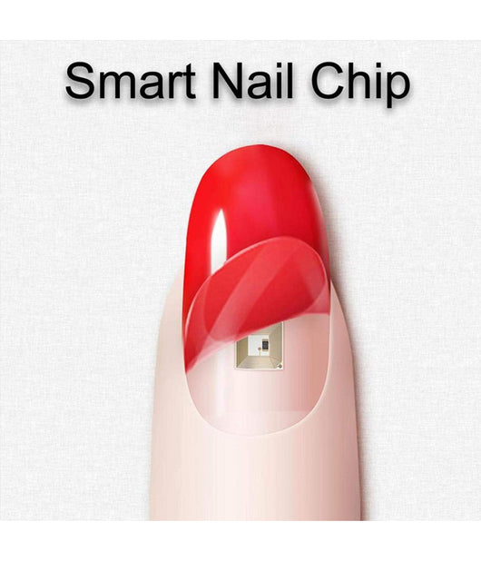 Smart Nail Nfc Chip Intelligente Sotto Lo Smalto Collegamento Rapido Smartphone         