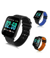 Smart Watch A6 Bracciale Pressione Sanguigna Frequenza Cardiaca Monitor Fitness         