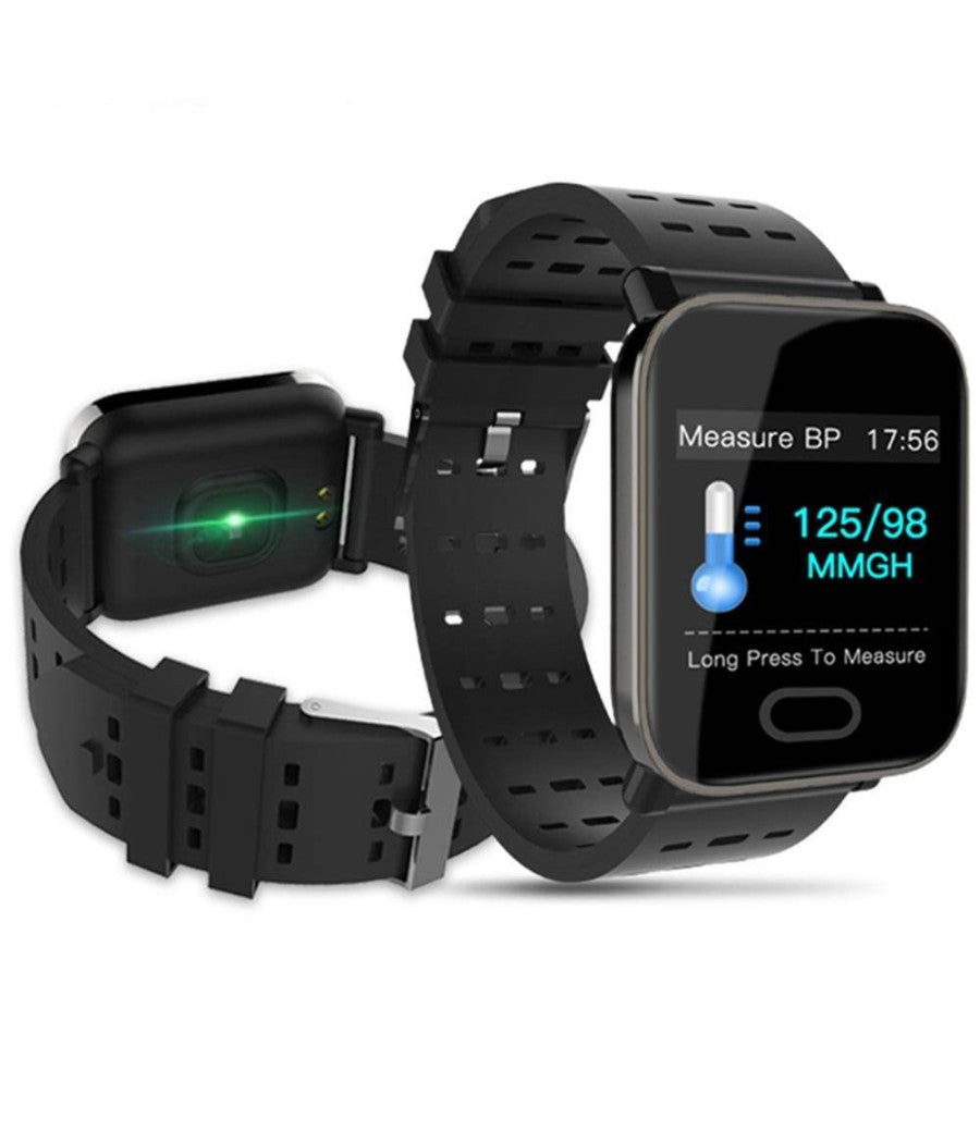 Smart Watch A6 Bracciale Pressione Sanguigna Frequenza Cardiaca Monitor Fitness         