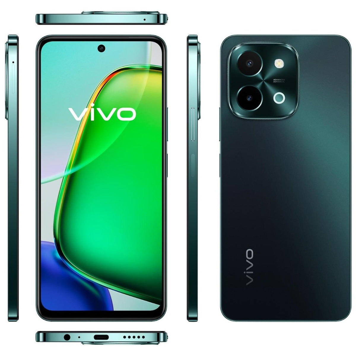  smartphone vivo y28 8/256gb agate green verde - Y28GREEN