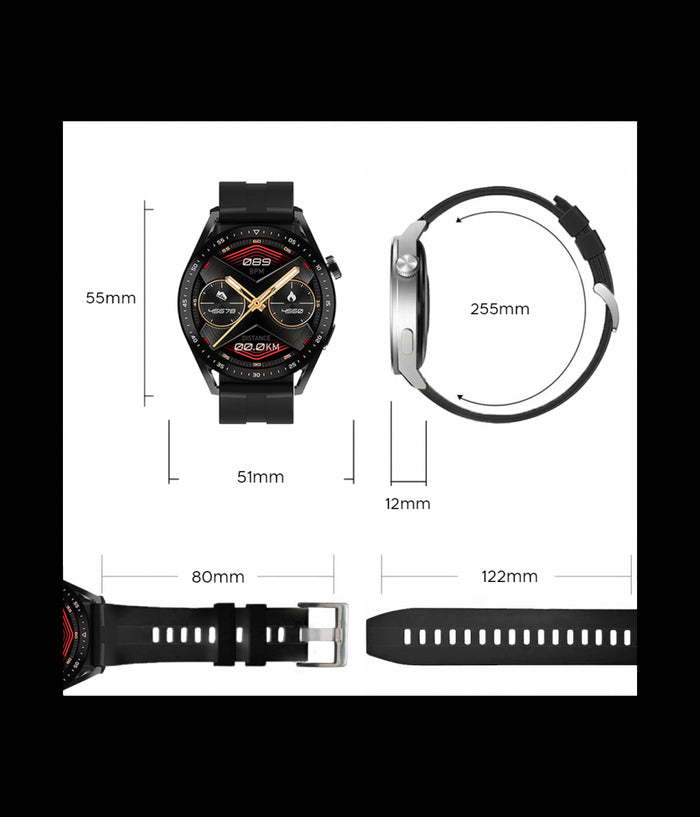 Smartwatch Hw23 Pro Per Ios E Android Bluetooth Touch Sport Fitness Salute Uomo         