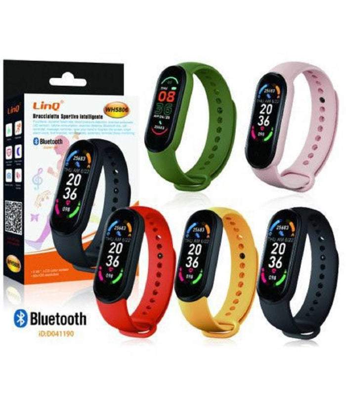 Smartwatch Orologio Contapassi Smart Sportivo Bracciale Bluetooth Band Wh5806         