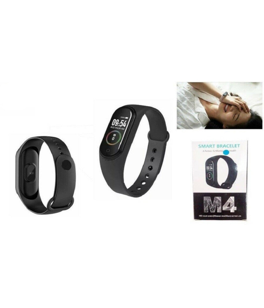 Smartwatch Orologio M4 Smart Band Fitness Tracker Cardiofrequenzimetro Sport         