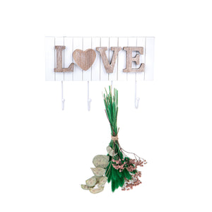 Set 2 Appendini con Scritta Love H 19 cm