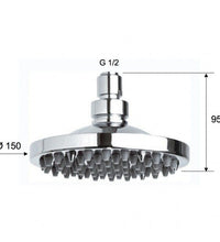 Soffione a pioggia piatto cod 75989