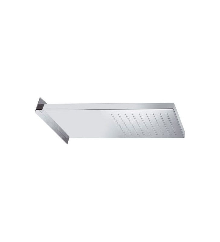 Soffione doccia a parete in acciaio inox lucidato a specchio cod 75929