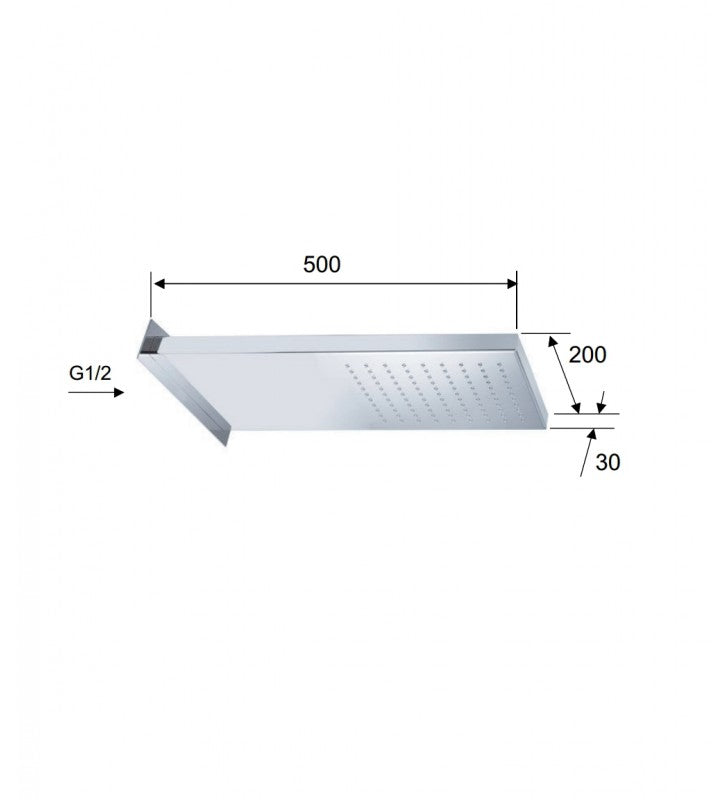 Soffione a pioggia dim. 15 cm cod 75933