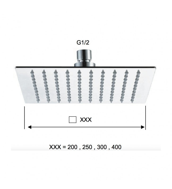 Soffione con disco a snodo anticalcare autopulente cod 75983