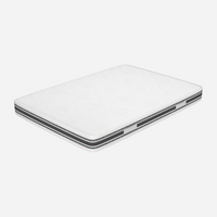 Materasso Alla Francese 140x195, alto 22 cm - Memory Foam, Rivestimento Silver, Ergonomico | Sommo