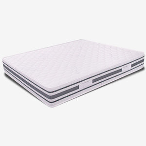 Materasso Matrimoniale 180x200, alto 22 cm - Memory Foam, Rivestimento Silver, Ergonomico | Sommo