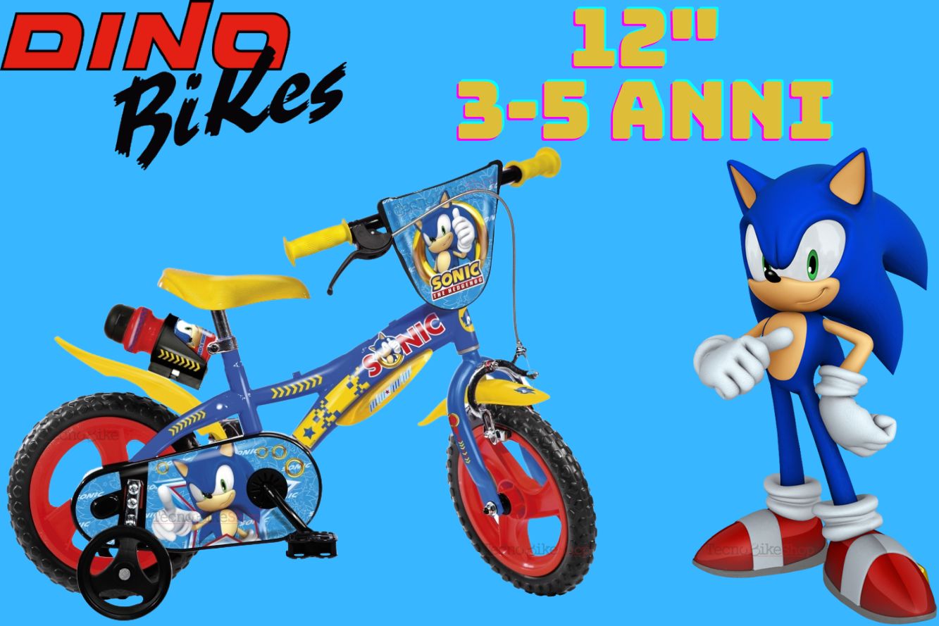 Bicicletta Bambino Dino Bikes SONIC 12 pollici