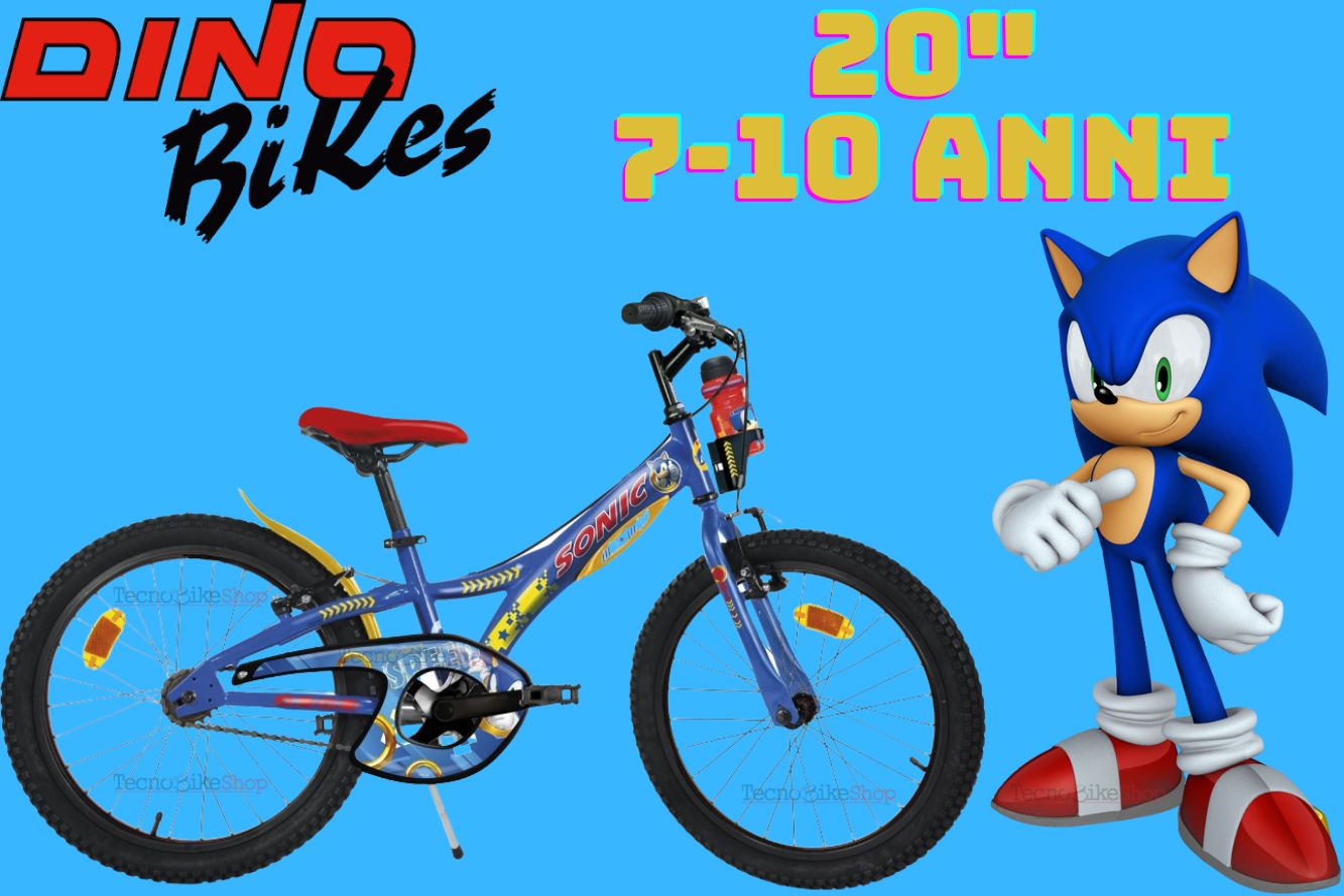 Bicicletta Bambino Dino Bikes SONIC 20 pollici 1 Velocità 