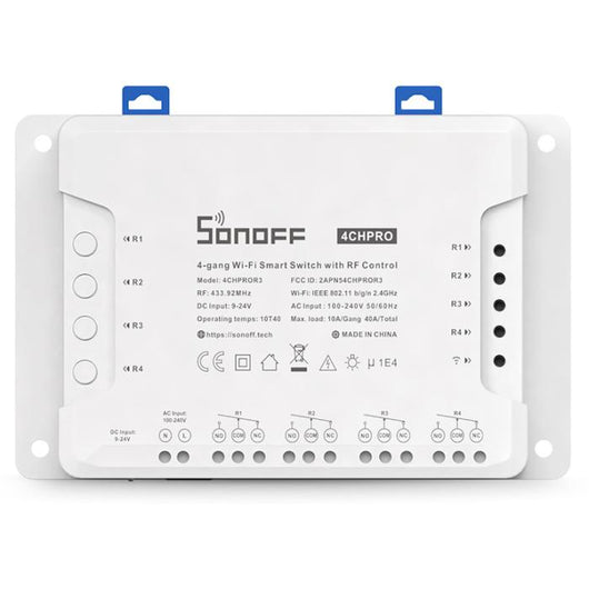 Smart Switch Wi-Fi per il collegamento di 4 apparecchi elettrici 4CHPRO-R3 