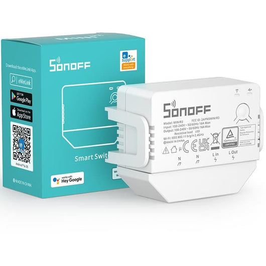 Sonoff Mini R3 smart switch sensore casa domotica Wi-Fi