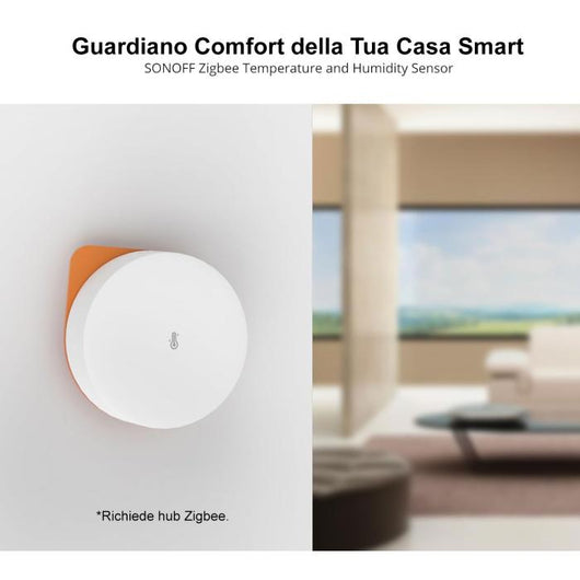 Sensore di Temperatura e Umidità Smart ZigBee snzb-02p