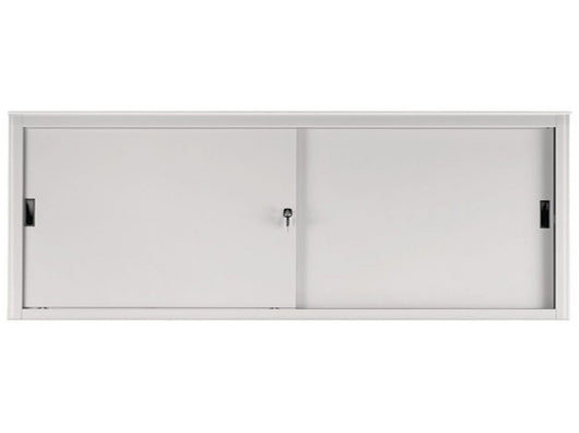 Sopralzo per armadio ad ante scorrevoli da ufficio di colore grigio cm. 180x45x85h