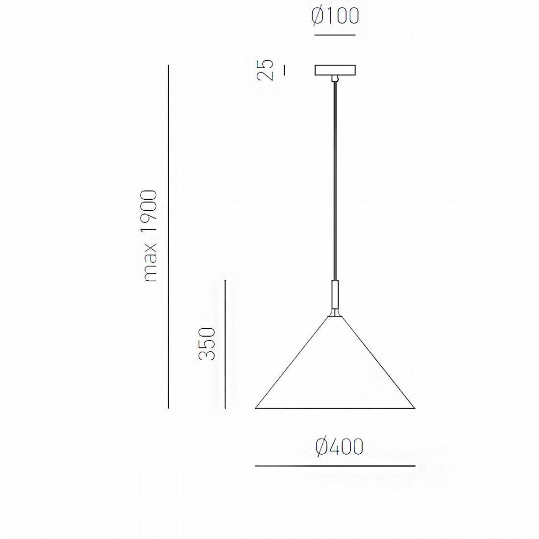 Sospensione nero gea luce barbie sg e27 led alluminio lampada soffitto moderna