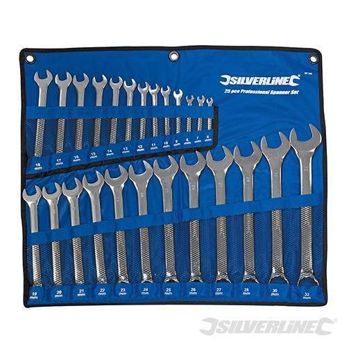 Set di chiavi combinate meccanica 6 - 32 mm Silverline 25 p.zi