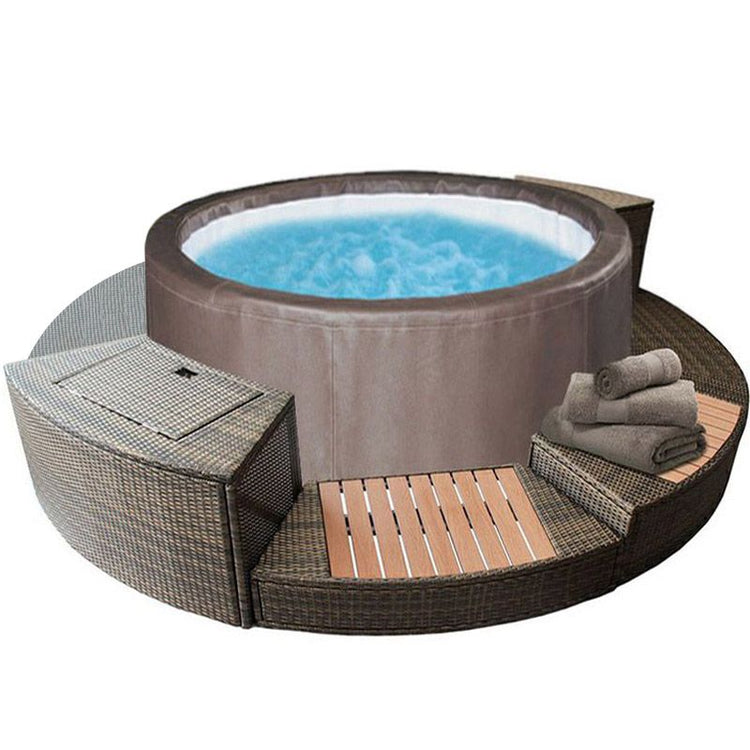 Piscina Spa Idromassaggio Netspa Vita Premium Rotonda 6 Persone Con Mobili