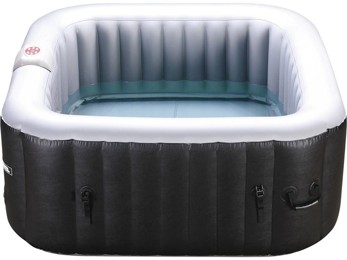 Spa gonfiabile NICE in PVC 4 posti a sedere colore Grigio/Nero