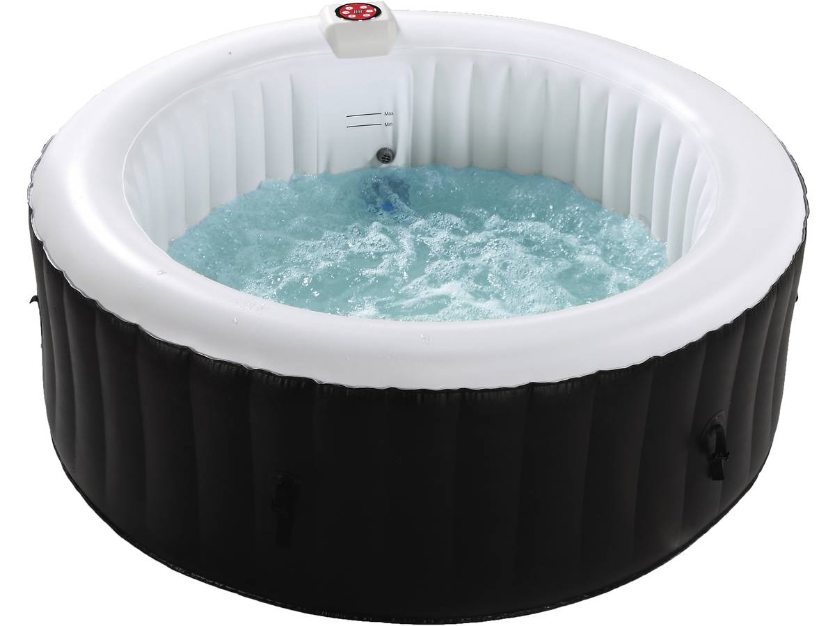 SPA GONFIABILE SAINT TROPEZ IN PVC 4 POSTI Colore Nero