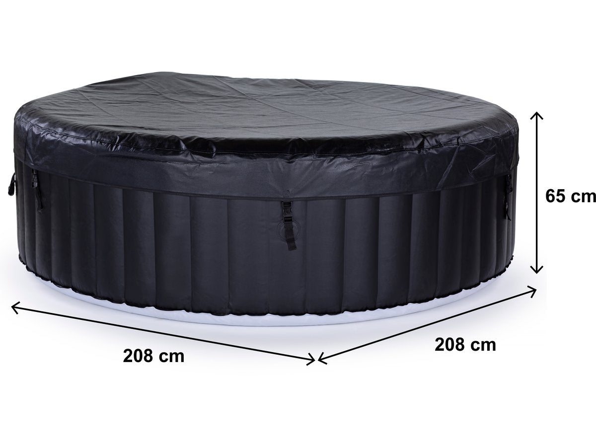 SPA GONFIABILE SAINT TROPEZ IN PVC 6 POSTI colore Nero